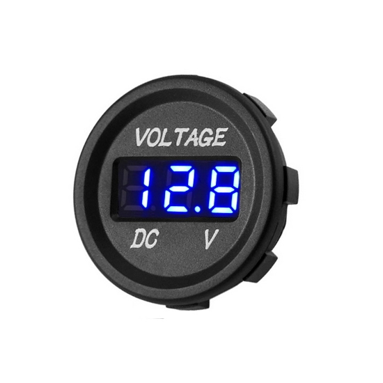USB 4,2A+WOLTOMIERZ 6-30V+GNIAZDO ZAPALNICZKI NIEB