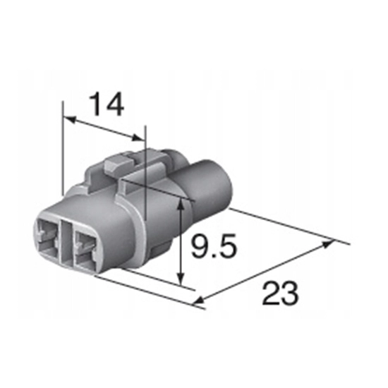 WTYK MT 2PIN SUMITOMO MOTOCYKLE KOSTKA ZLACZE TYP1