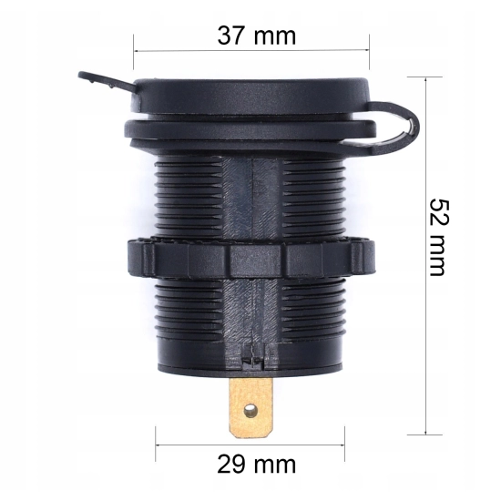 USB 4,2A ŁADOWARKA 12-24V SAMOCHODOWA WOLTOMIERZ C