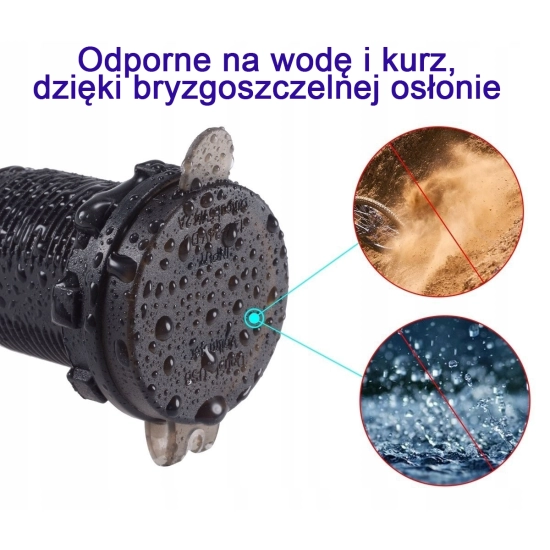 USB 4,2A ŁADOWARKA 12-24V SAMOCHODOWA WOLTOMIERZ C