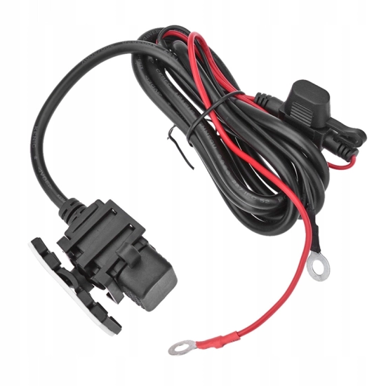 MOTOCYKLOWE GNIAZDO USB 2,1A ŁADOWARKA KIEROWNICE