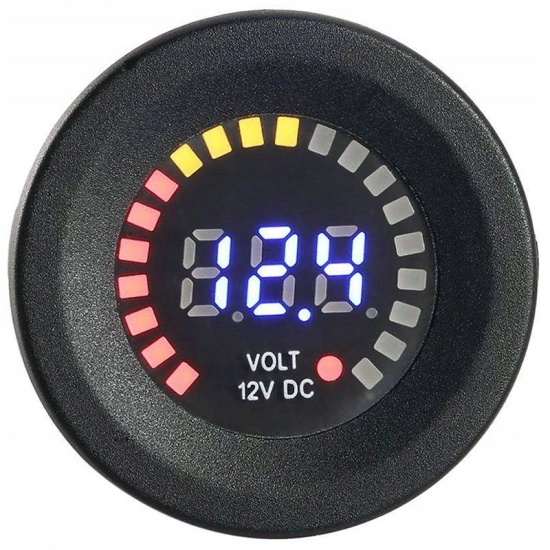 WOLTOMIERZ CYFROWY LED 5-15V MIERNIK SKALA
