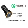 ŁADOWARKA QUICK CHARGE 3.0 SZYBKA SAMOCHODOWA 3,1A