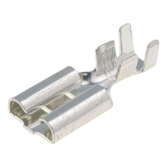 KONEKTOR PIN 9,5 ZENSKI NASUWKA Z ZACZEPEM 4-6mm2