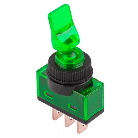 PRZEŁĄCZNIK LIZAKOWY ASW-14 20A 12V PODSWIETLANY Z