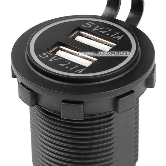 USB 5V 4,2A GNIAZDO SAMOCHODOWE LADOWARKA 12V N