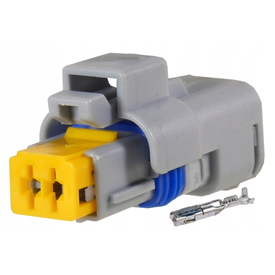 WTYK ZLACZE 2 PIN SICMA PEUGEOT CITROEN FIAT SZARA