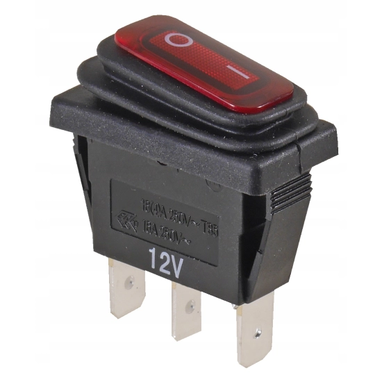 WŁĄCZNIK PRZEŁĄCZNIK HERMETYCZNY 12V IP65 RED PH1