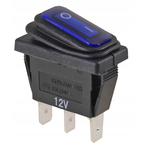 WŁĄCZNIK PRZEŁĄCZNIK HERMETYCZNY 12V IP65 BLUE PH1