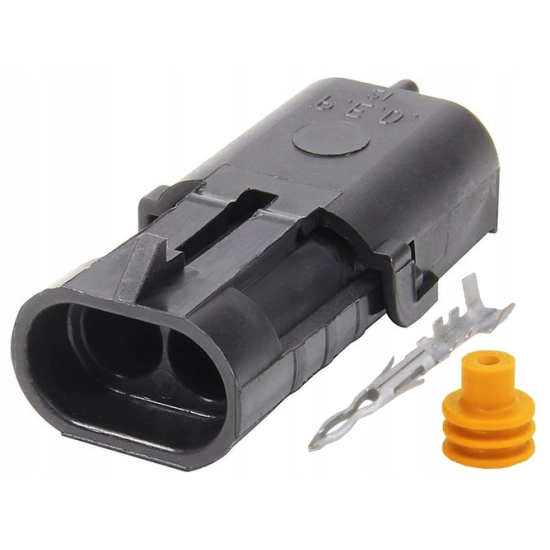 GNIAZDO 2 PIN WEATHER PACK OPEL RENAULT OHD MESKA