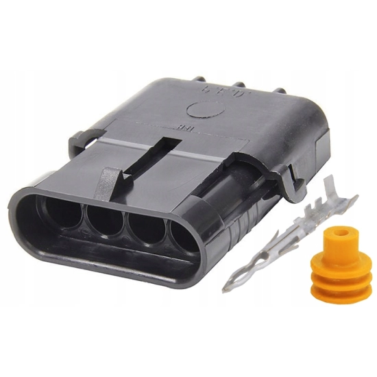 GNIAZDO 4 PIN WEATHER PACK OPEL RENAULT OHD MESKA