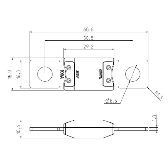 BEZPIECZNIK POWER MEGAVAL CAL5 V IVECO RENAULT