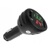 WOLTOMIERZ TERMOMETR ŁADOWARKA 2 x USB 2.1A 12/24V