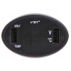 WOLTOMIERZ TERMOMETR ŁADOWARKA 2 x USB 2.1A 12/24V