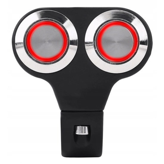 PRZEŁĄCZNIK PRZYCISK KIEROWNICA MOTOCYKLA METAL x2