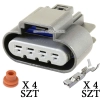 KOSTKA GT 280 DELPHI 4 PIN ZLACZE WTYK OBUDOWA