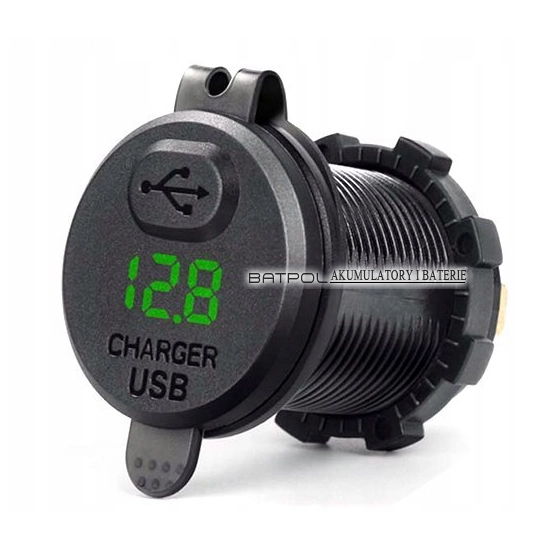 USB 3.0 QUICK CHARGE WOLTOMIERZ WYŁĄCZNIK Z
