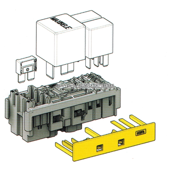 MODUŁ MTA 0101695 SKRZYNKA GNIAZDO 2x MIKRO 1xPRZE