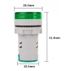 WOLTOMIERZ AC 20-500V LED 22mm MIERNIK Z
