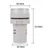 WOLTOMIERZ AC 20-500V LED 22mm MIERNIK B