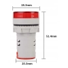 WOLTOMIERZ AC 20-500V LED 22mm MIERNIK C