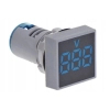 WOLTOMIERZ AC 20-500V LED 22mm MIERNIK KWADRAT N