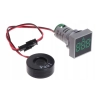 AMPEROMIERZ 100A LED 22mm MIERNIK KWADRAT Z