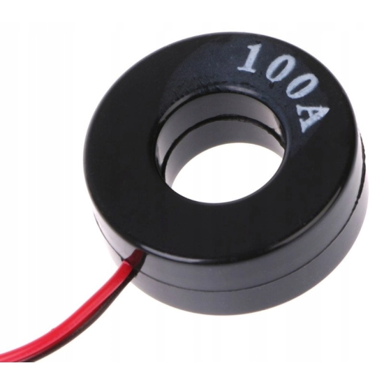 AMPEROMIERZ 100A LED 22mm MIERNIK KWADRAT Z