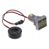 AMPEROMIERZ 100A LED 22mm MIERNIK KWADRAT Ż