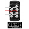 CARLING 12V 20A PRZELACZNIK 3 POZYCYJNY IP68 P