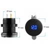 USB QUICK CHARGE 3,0 + TYP C GNIAZDO WOLTOMIERZ N