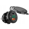 USB QUICK CHARGE 3,0 + TYP C GNIAZDO WOLTOMIERZ Z