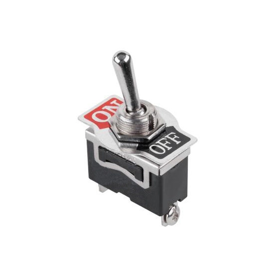 PRZELACZNIK 2 PIN METAL ON/OFF 12-230V TS-301
