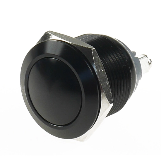 PRZYCISK WANDALOODPORNY 19mm CHWILOWY 2A/250V CZ
