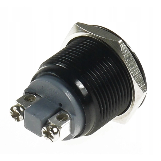 PRZYCISK WANDALOODPORNY 19mm CHWILOWY 2A/250V CZ