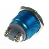 PRZYCISK WANDALOODPORNY 19mm CHWILOWY 2A/250V NIEB