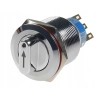 PRZELACZNIK OBROTOWY 19MM TABLICOWY 2 POZYCJE