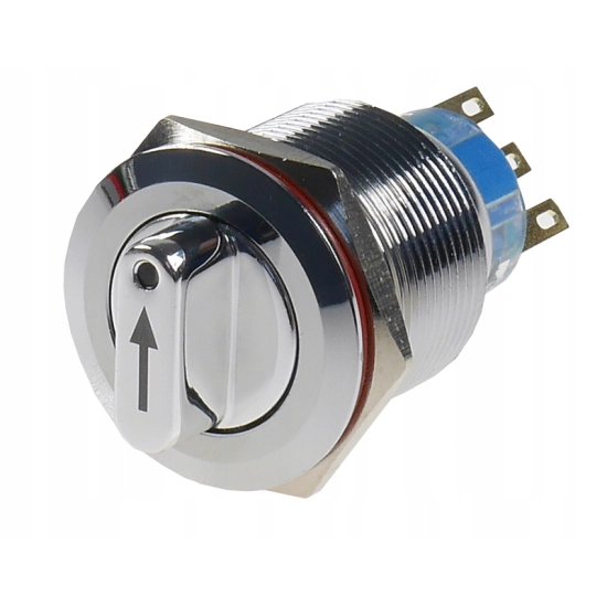 PRZELACZNIK OBROTOWY 19MM TABLICOWY 2 POZYCJE