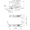 KONEKTOR PIN ZENSKI SICMA 2,8mm FIAT RENAULT 2 SZT