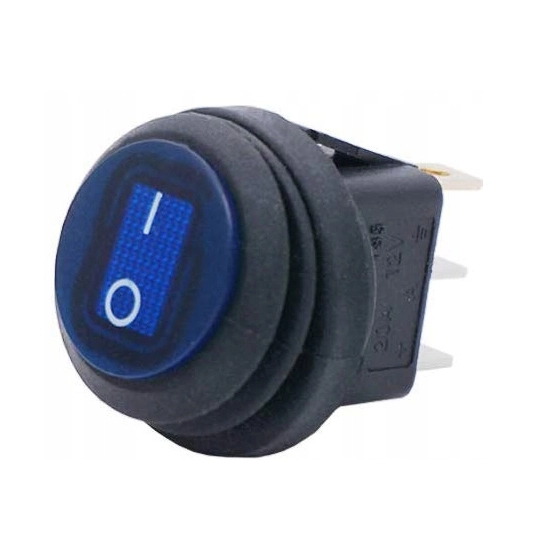 WŁĄCZNIK PRZEŁĄCZNIK HERMETYCZNY 12V IP65 BLUE