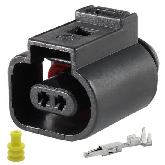 1J0973702 KOSTKA 2 PIN ZŁĄCZE WTYK GNIAZDO VW 1,5