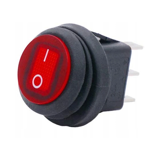 WŁĄCZNIK PRZEŁĄCZNIK HERMETYCZNY 12V IP65 RED