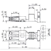 KONEKTOR PIN DCS 9,5 ZENSKI 4-6mm2 SKRZYNKA BEZP