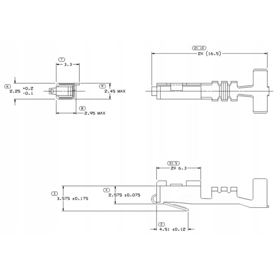 KONEKTOR METRI PACK 150 ZENSKI 0,75-1,0 mm2 USZCZ