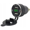 QUICK CHARGE 2xUSB QC 3.0 WOLTOMIERZ METAL DIN BMW