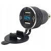 QUICK CHARGE 2xUSB QC 3.0 WOLTOMIERZ METAL DIN BMW