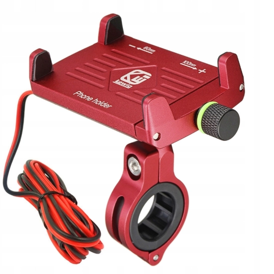 UCHWYT NA TELEFON ŁADOWARKA MOTOCYKLOWA USB 2.5A C