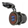 USB QUICK CHARGE 3.0 ŁADOWARKA 2x GNIAZDO 12V 3A C