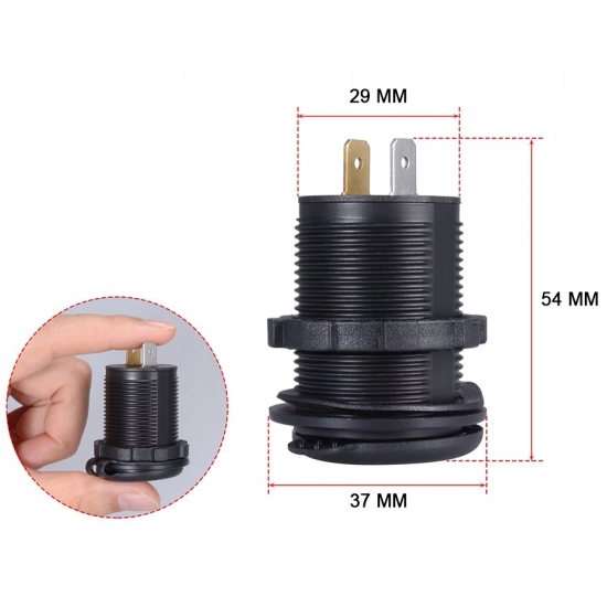 USB QUICK CHARGE 3.0 ŁADOWARKA 2x GNIAZDO 12V 3A C