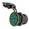 USB QUICK CHARGE 3.0 ŁADOWARKA 2x GNIAZDO 12V 3A Z